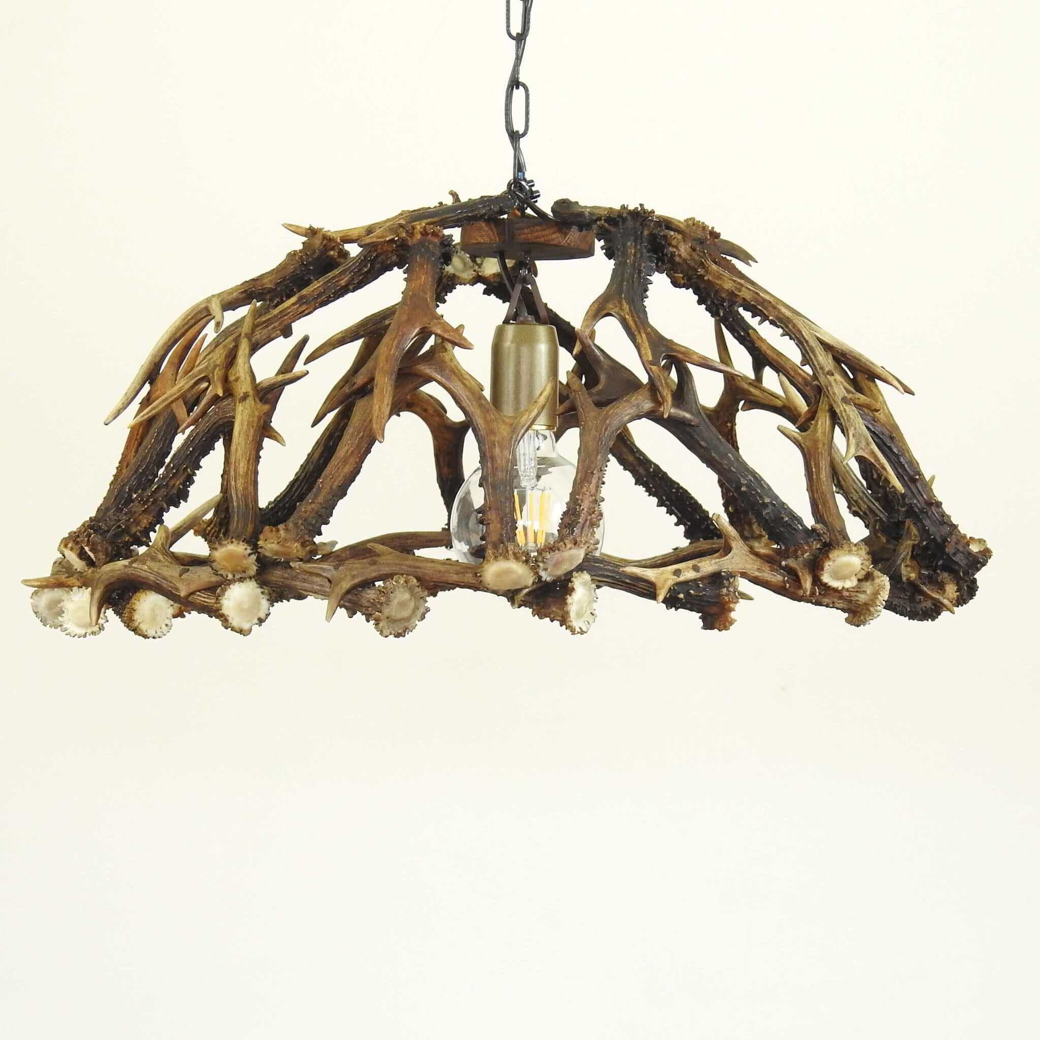 Small antler chandelier.