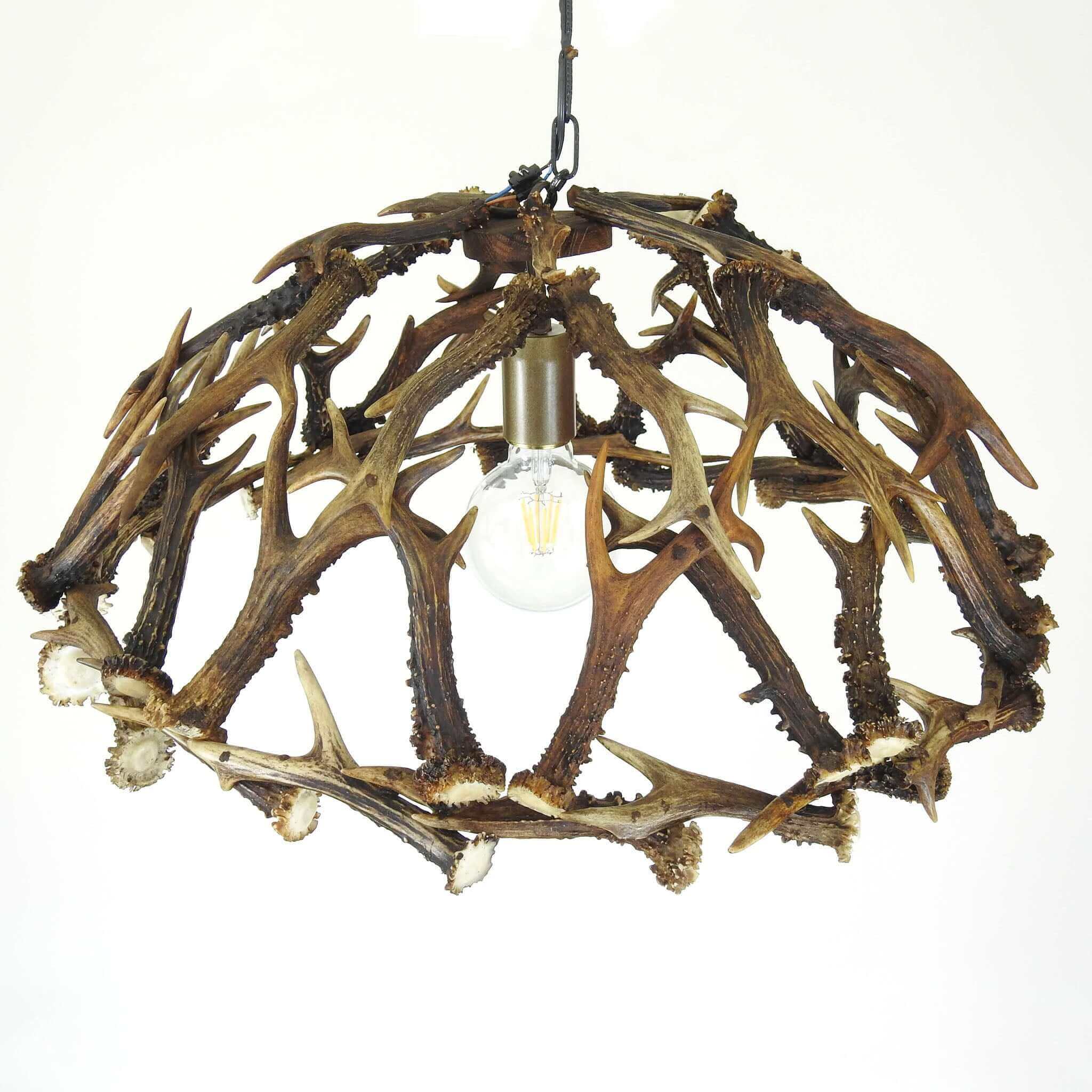 Roe deer antler chandelier for table.