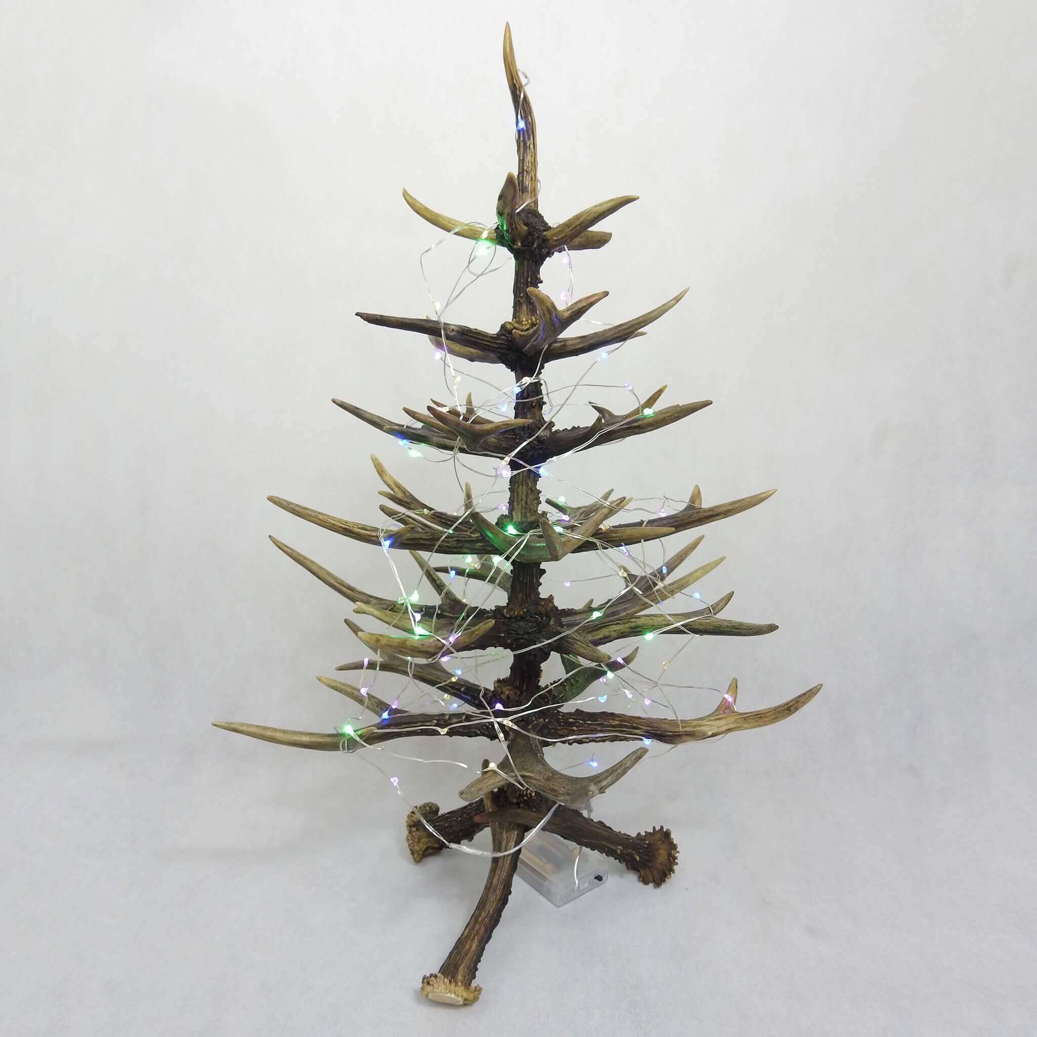 Real antler christmas decor.