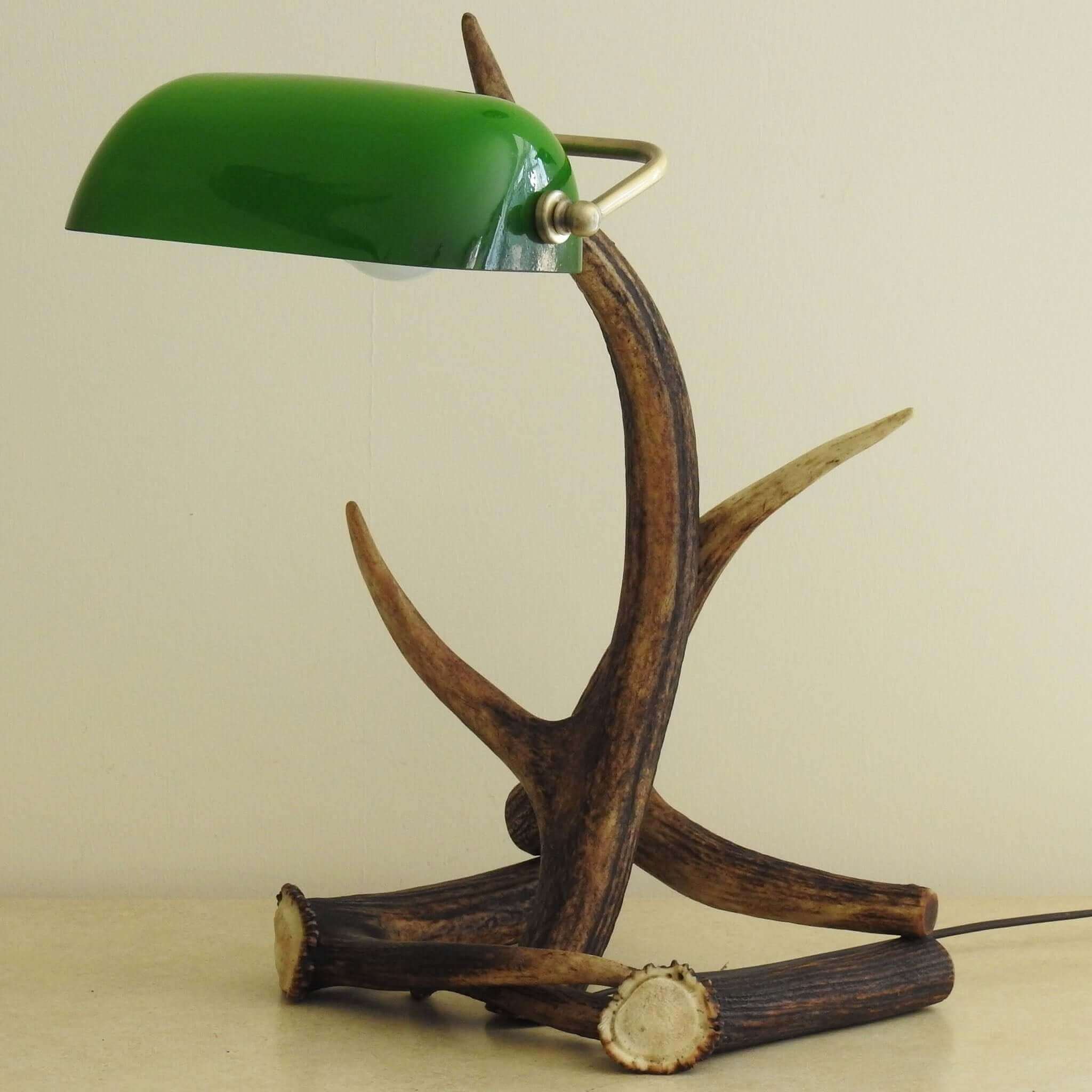 Antler desk lamp.