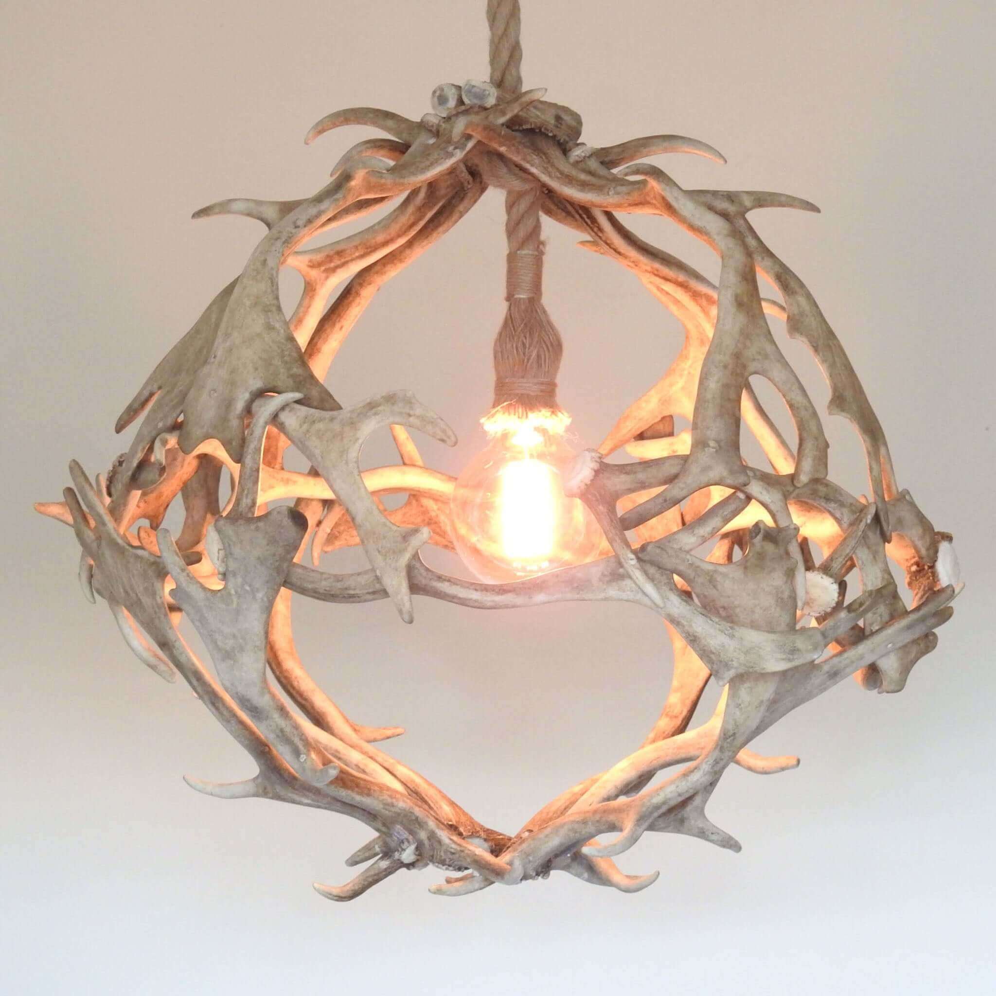Bubble antler chandelier.