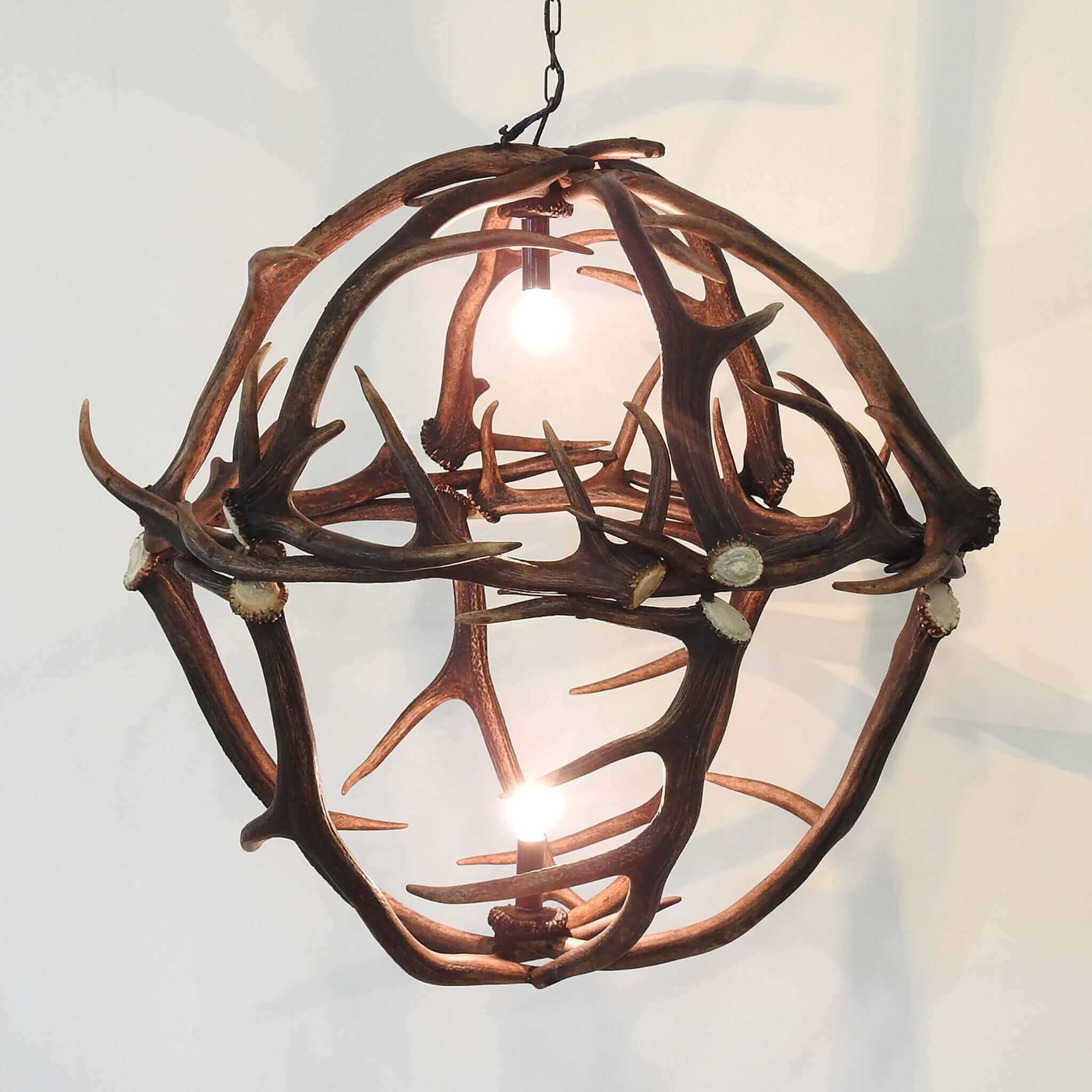 Deer antler chandelier
