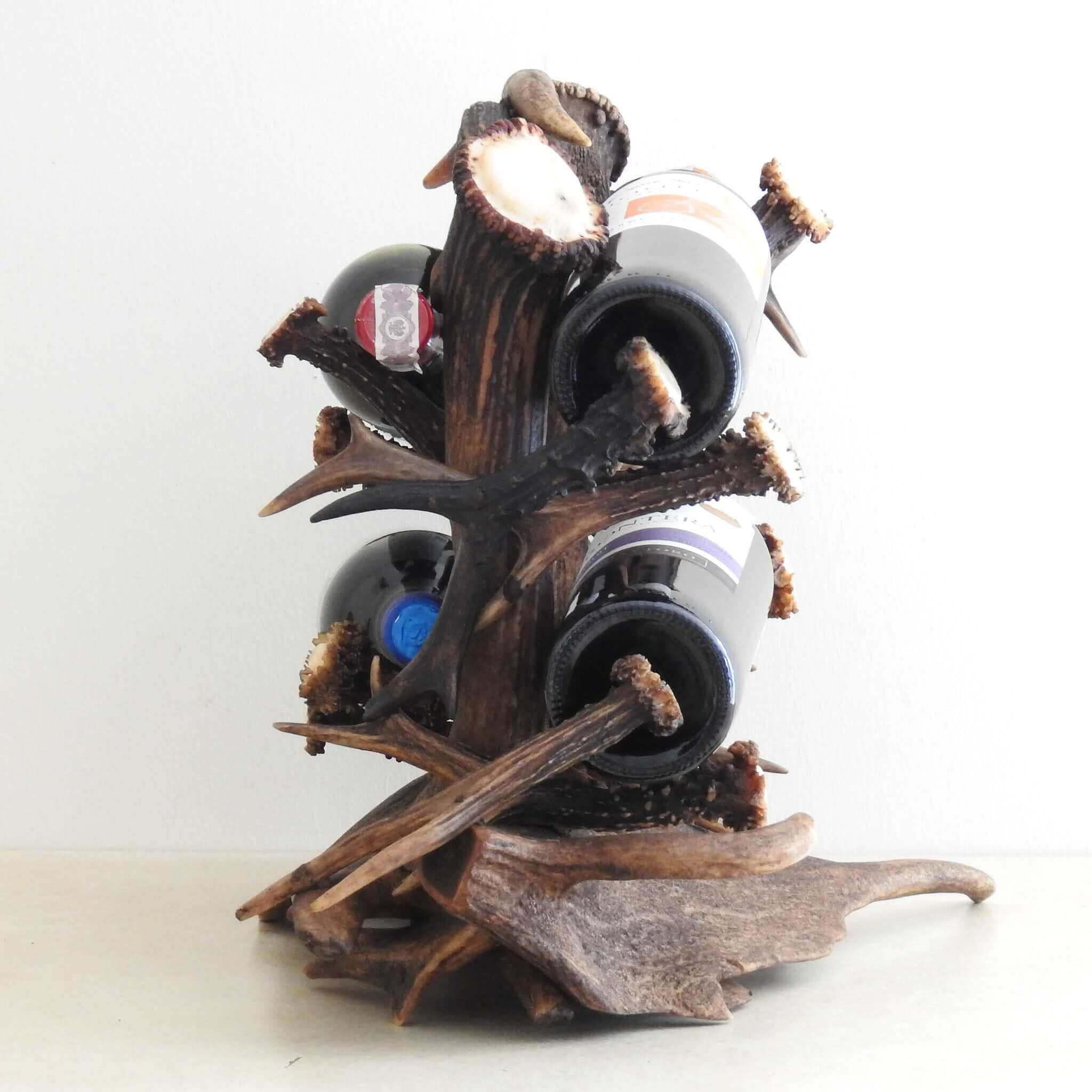 Crafted antler decor.