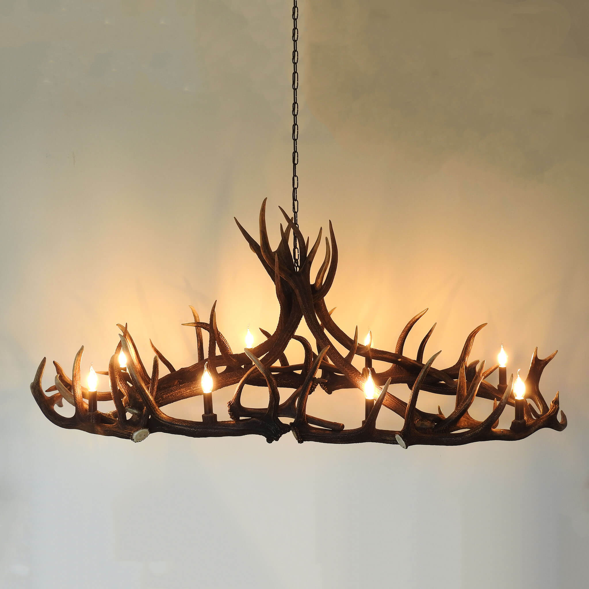 Large antler lighting for table.