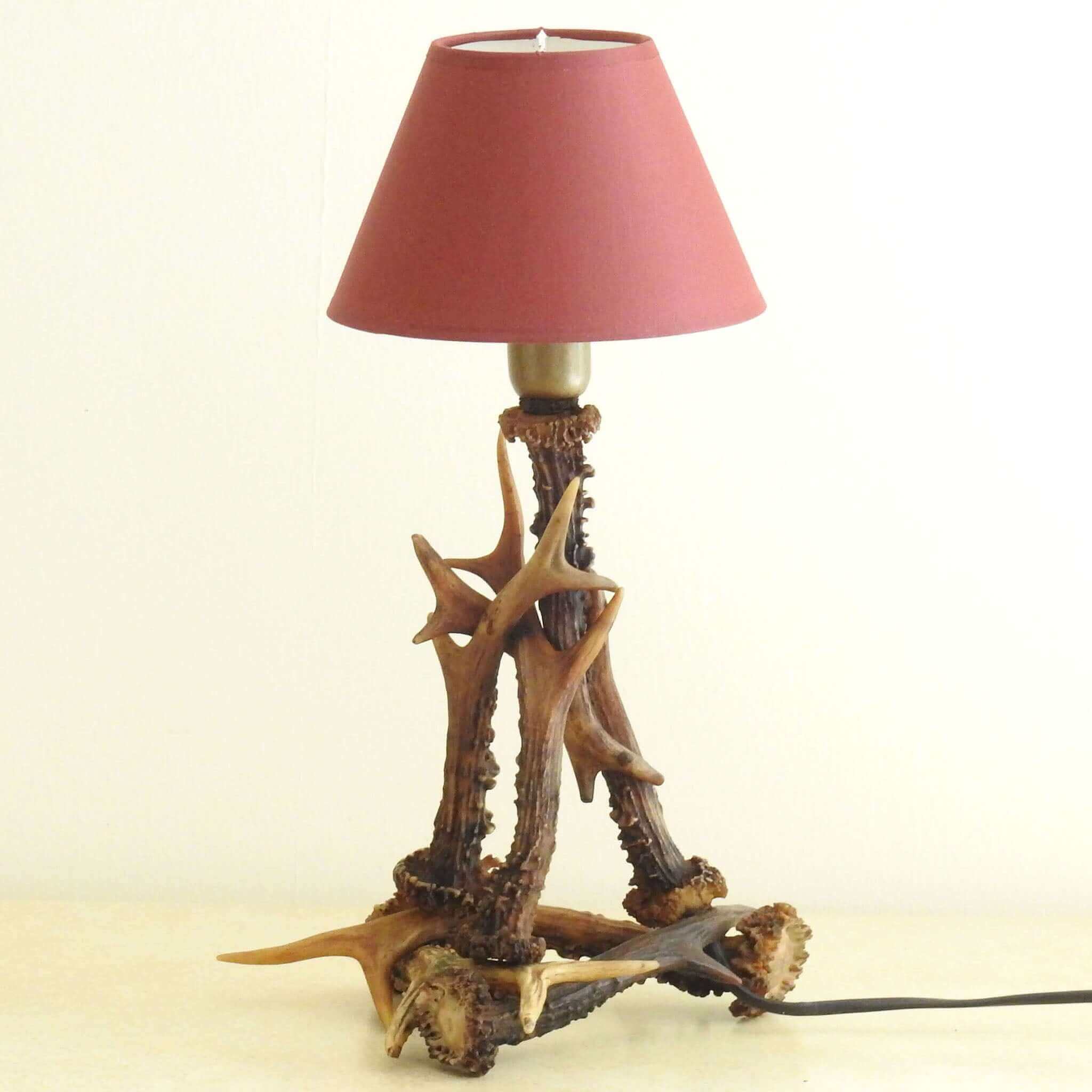 Table antler lamp.