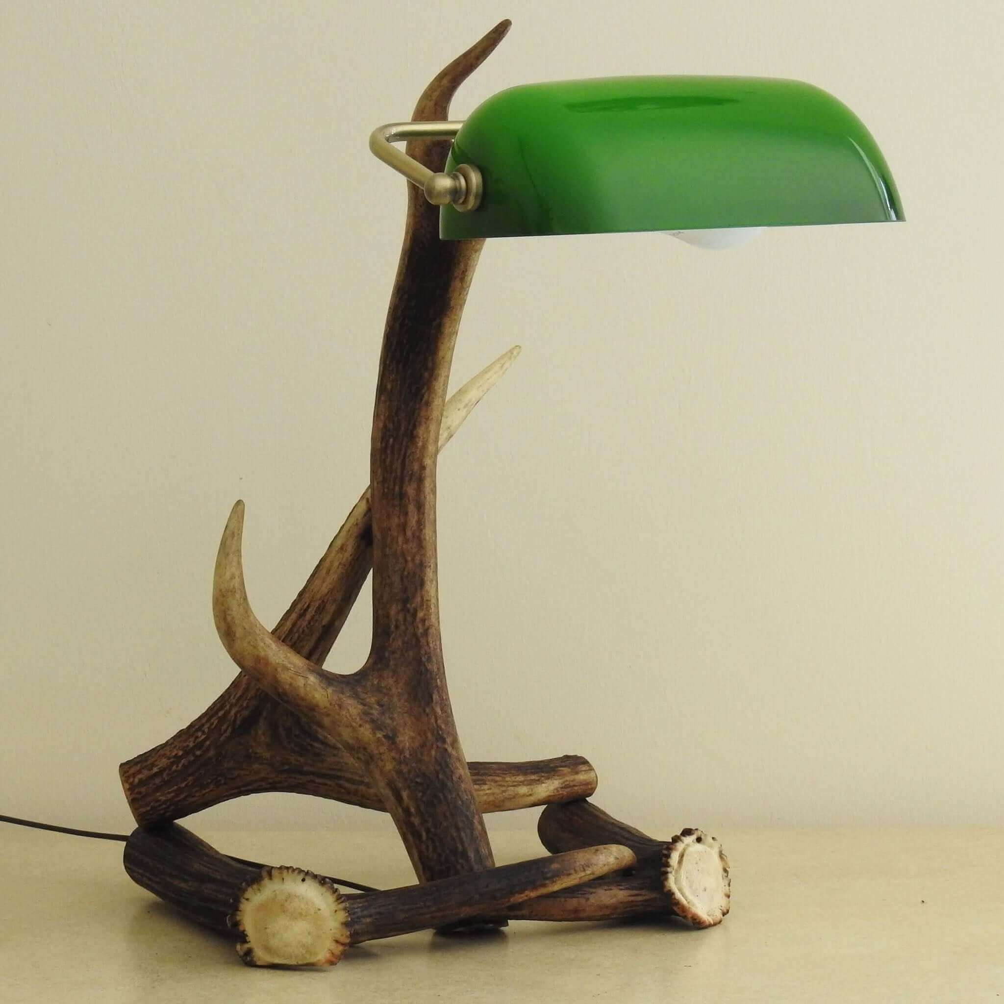 Real antler lighting.