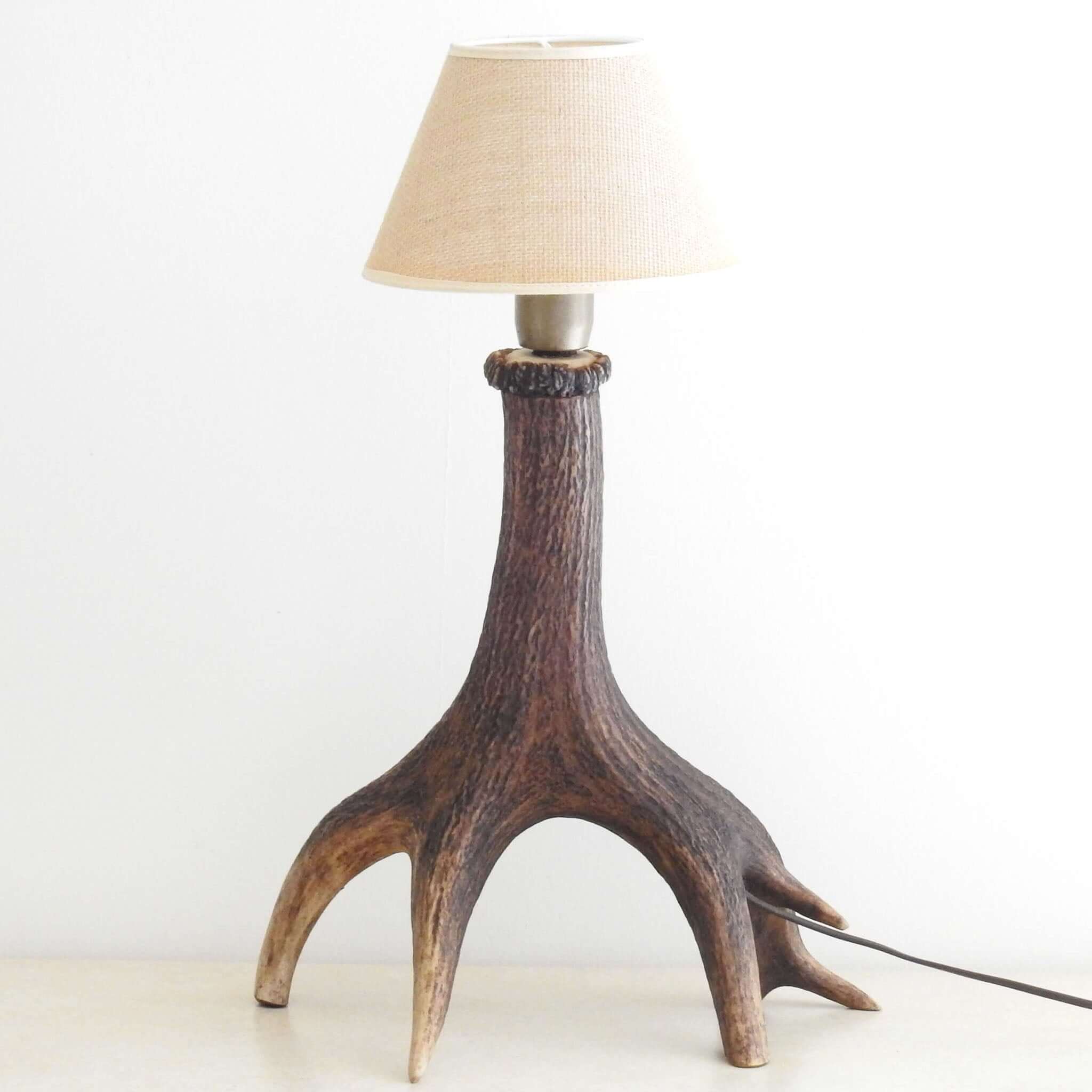 Antler lamp.