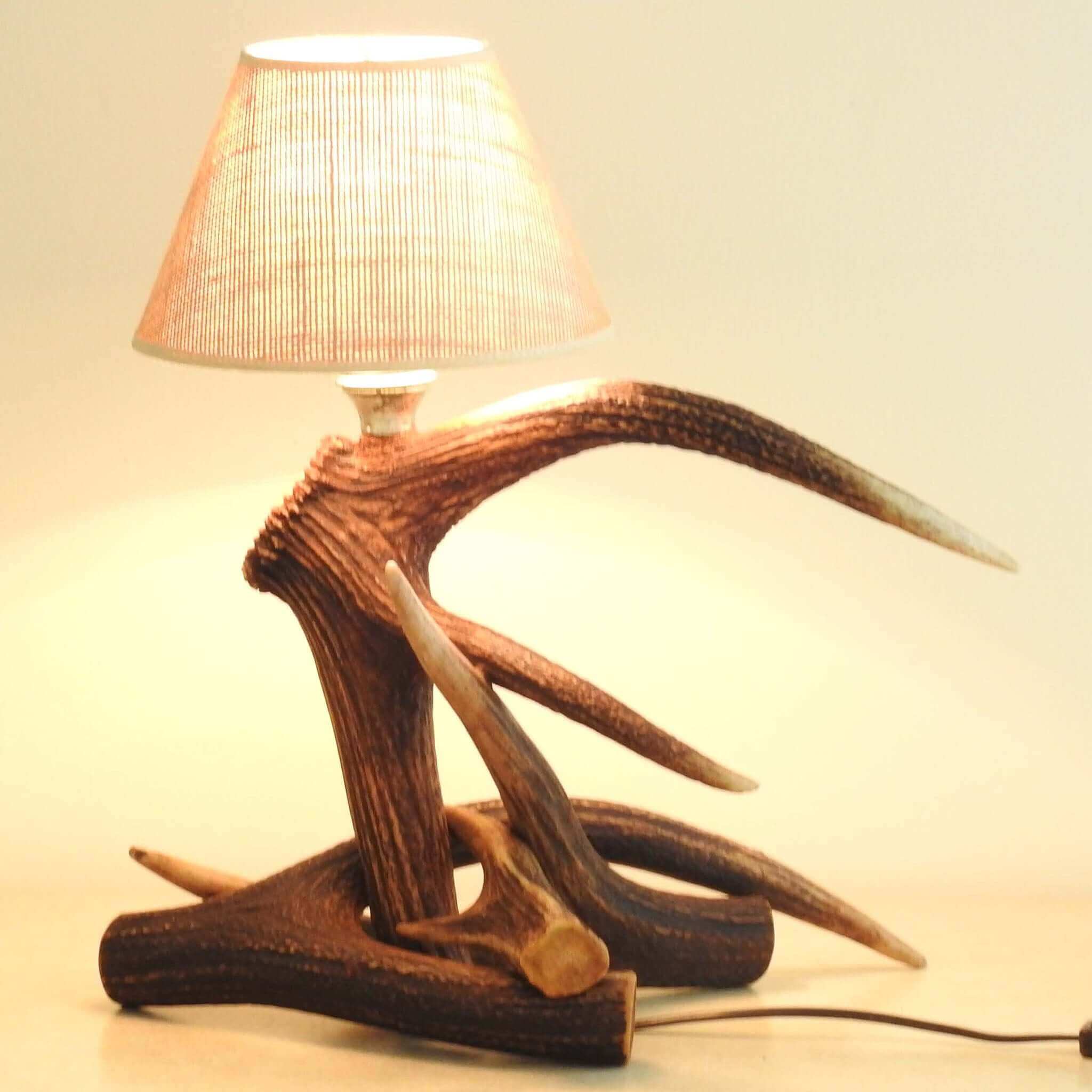 Antler desk lamp.