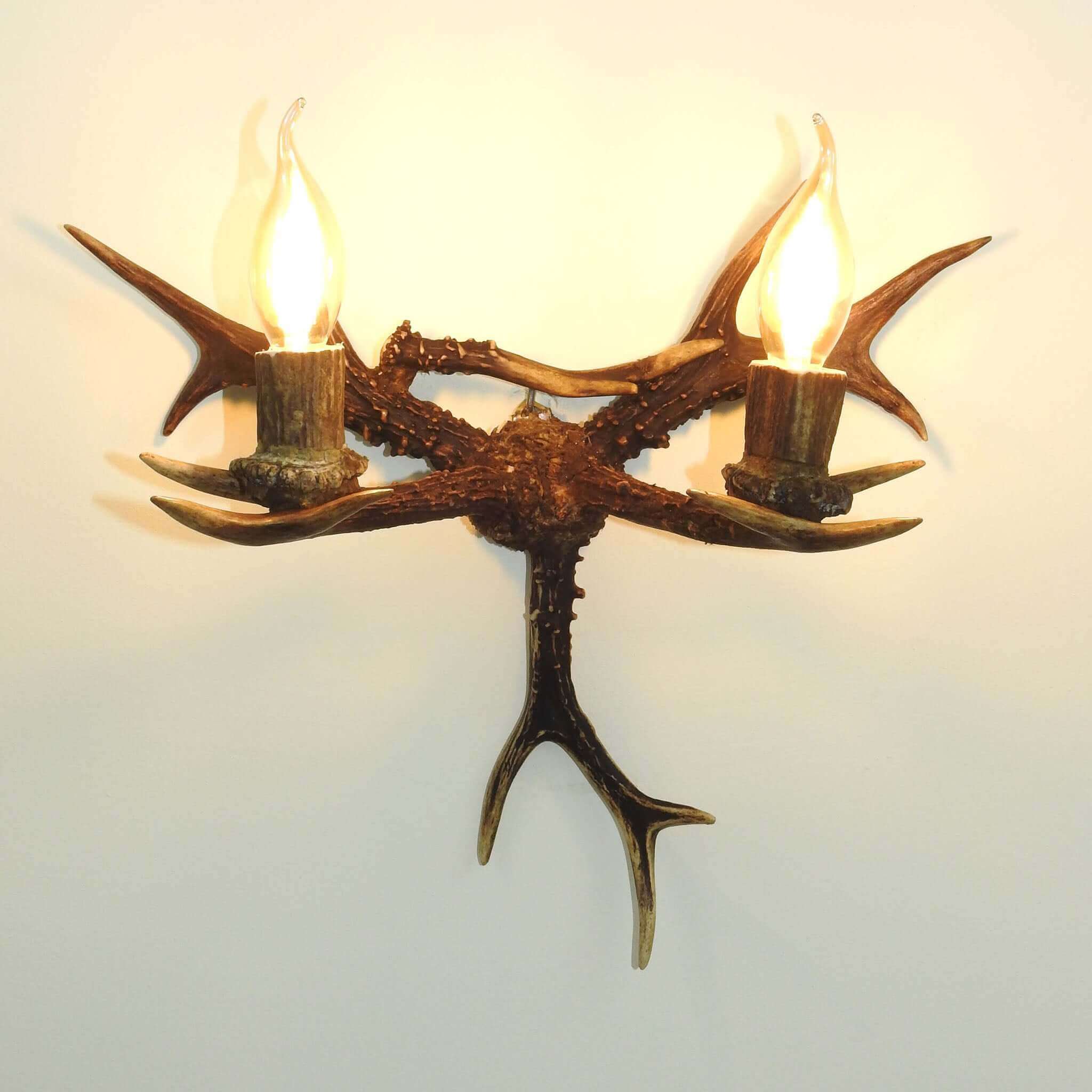 Reo deer antler sconce.