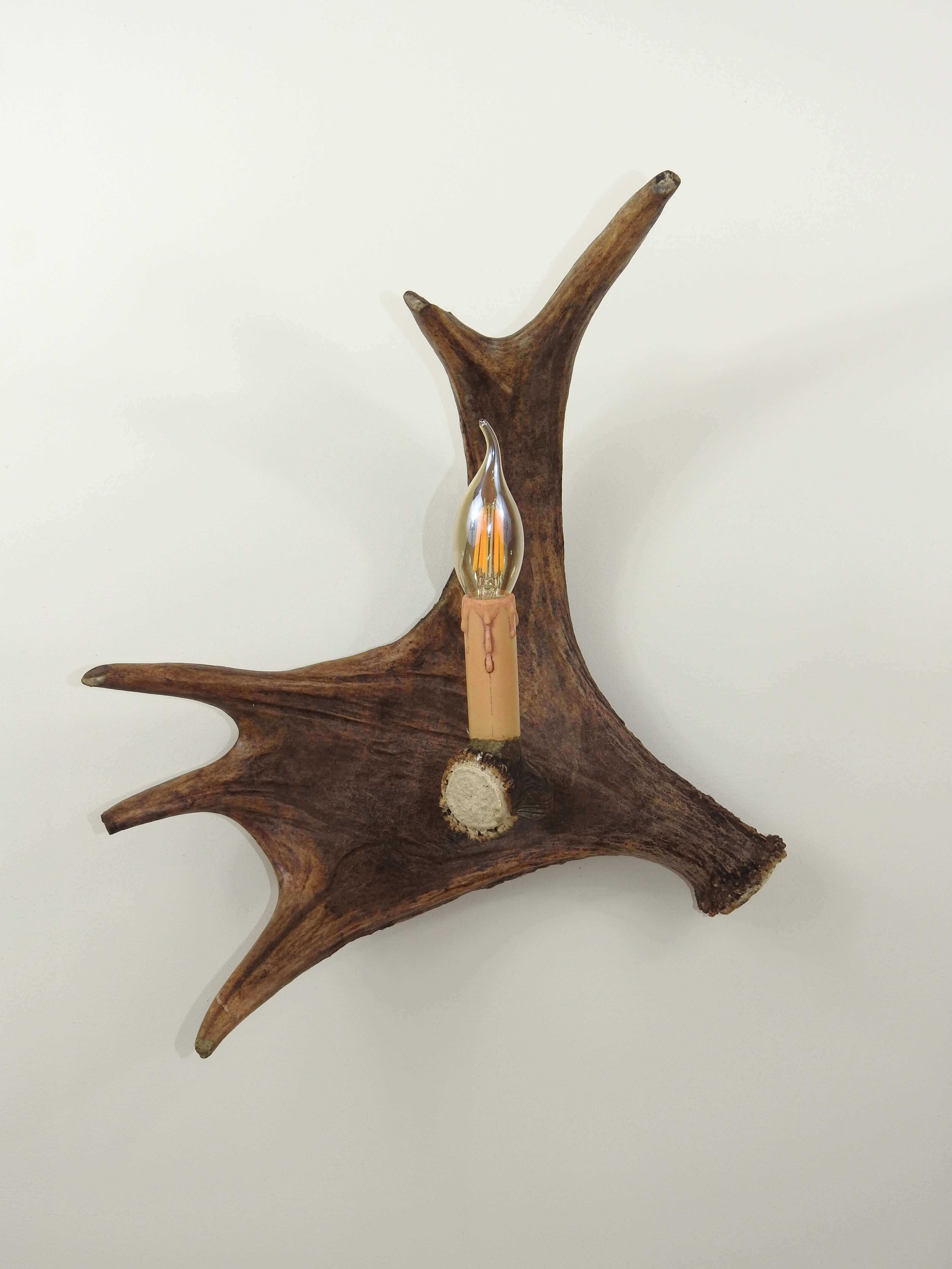Antler sconce for farmhouse.
