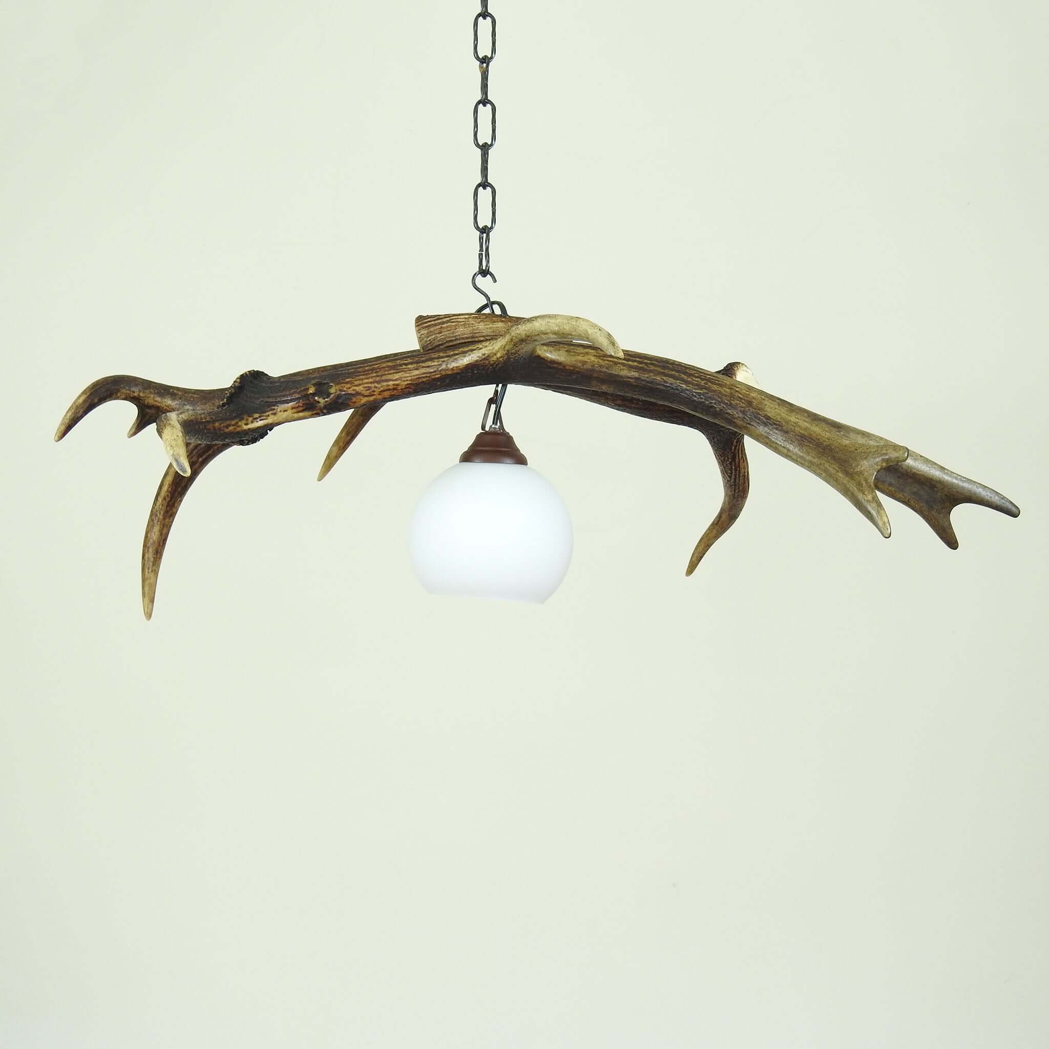 Antler shade chandelier.