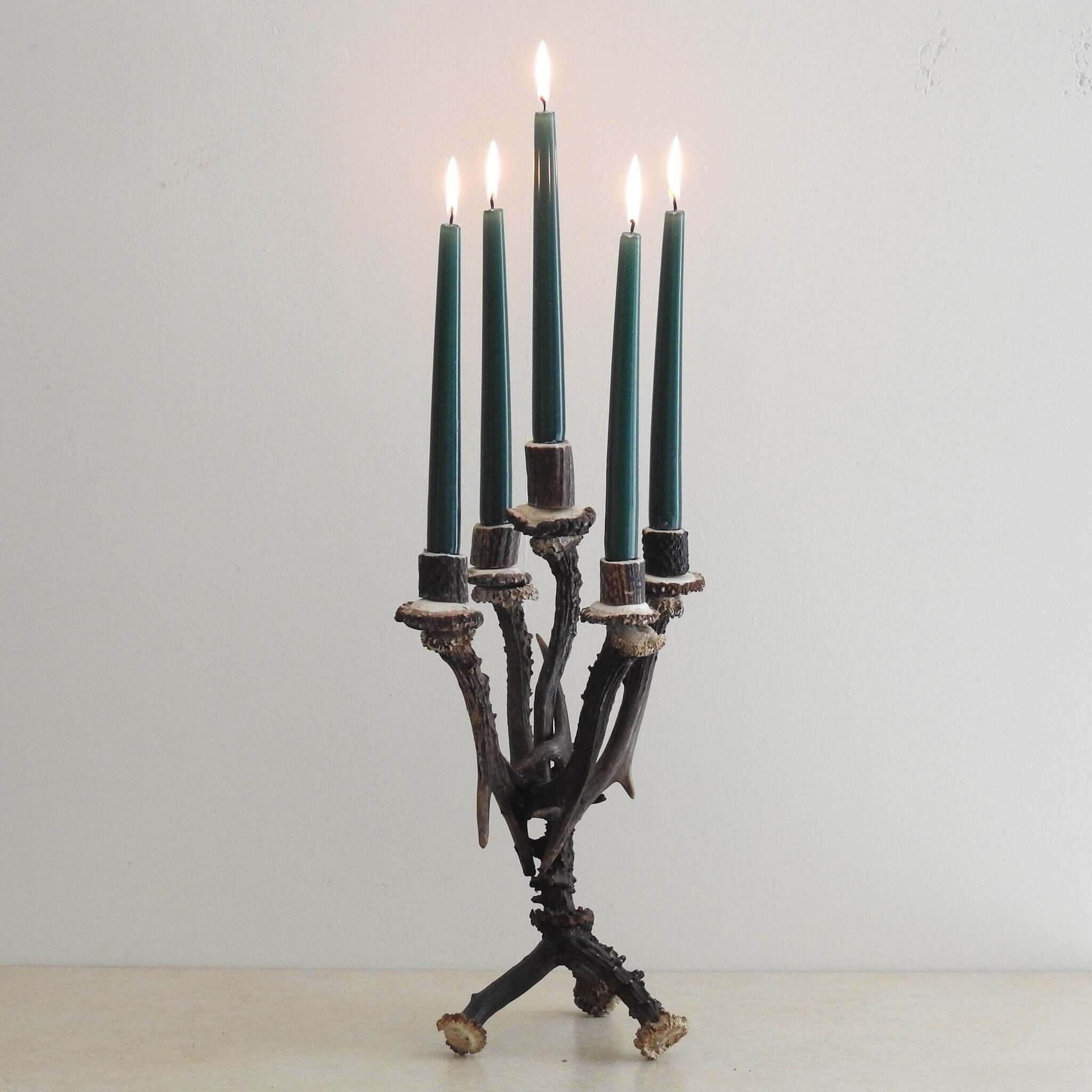 Real antler candle holder for 5 lights.