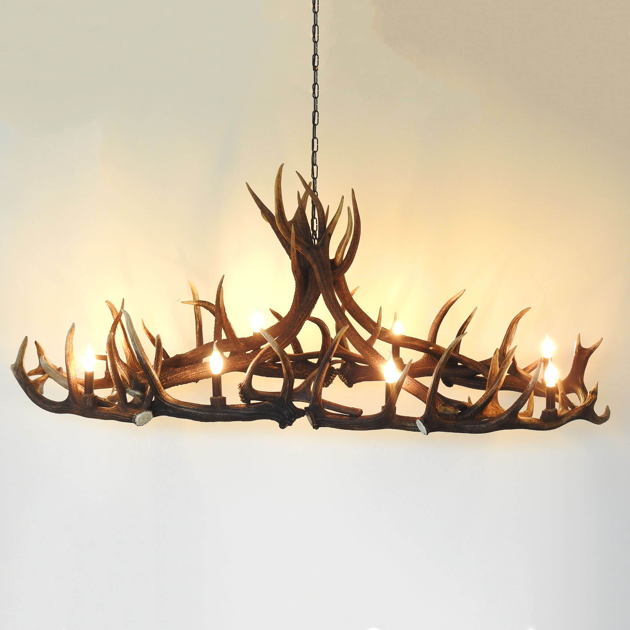 Real antler large chandelier.