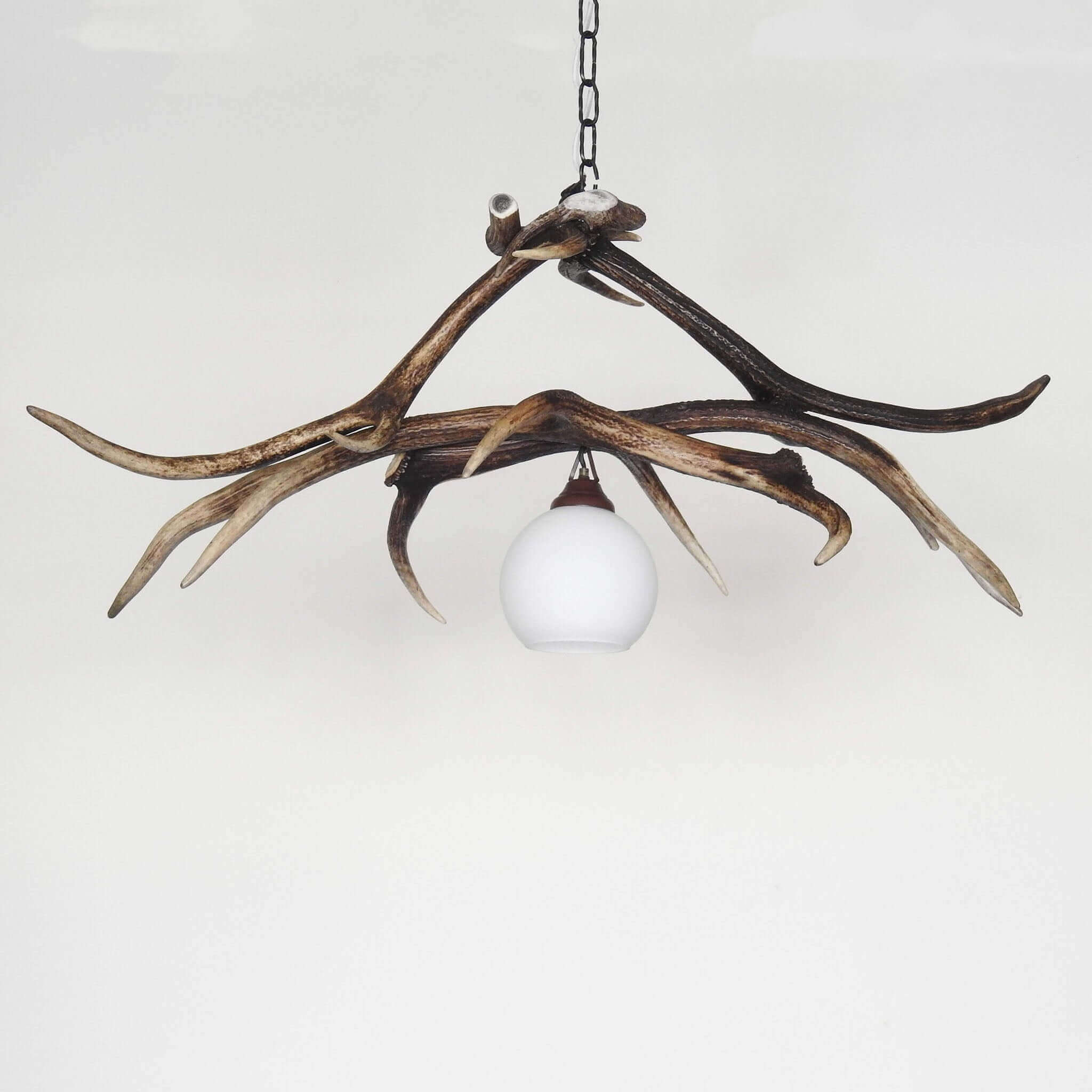 Real deer antler rustic style chandelier.