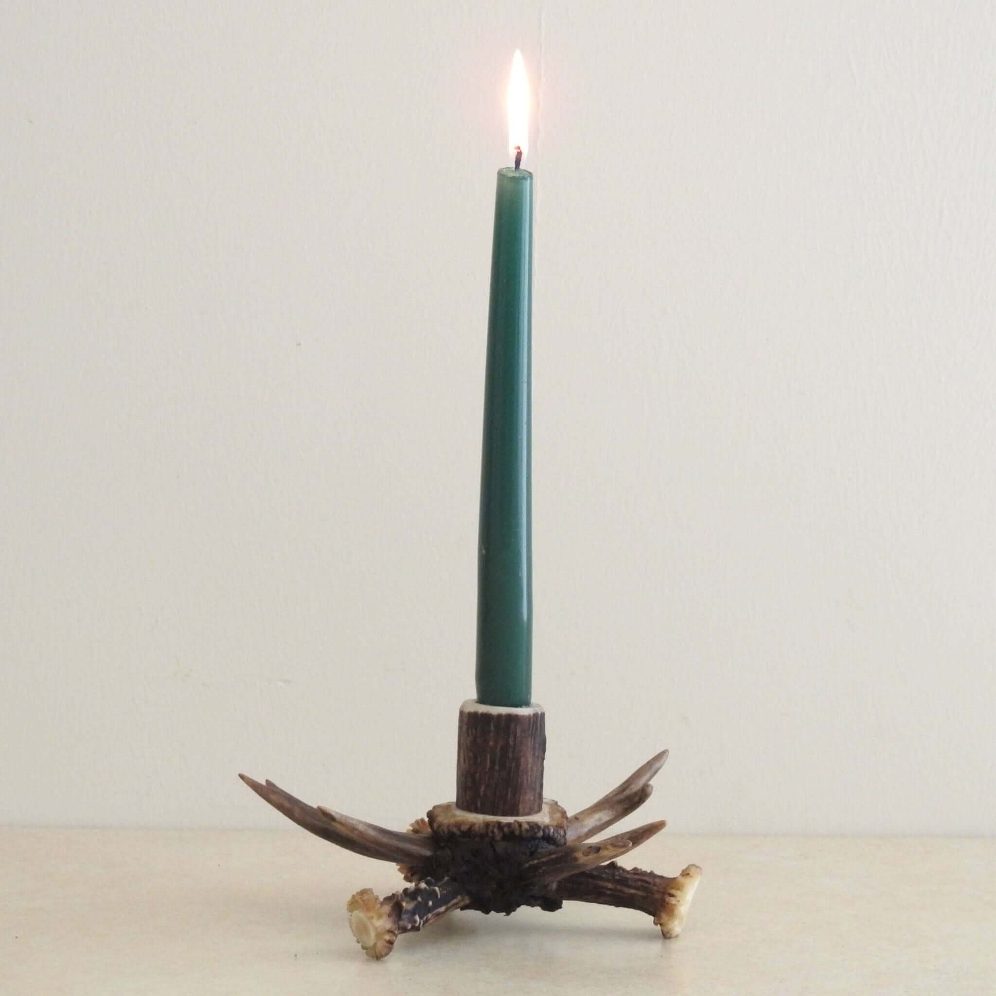 Small antler candle holder.