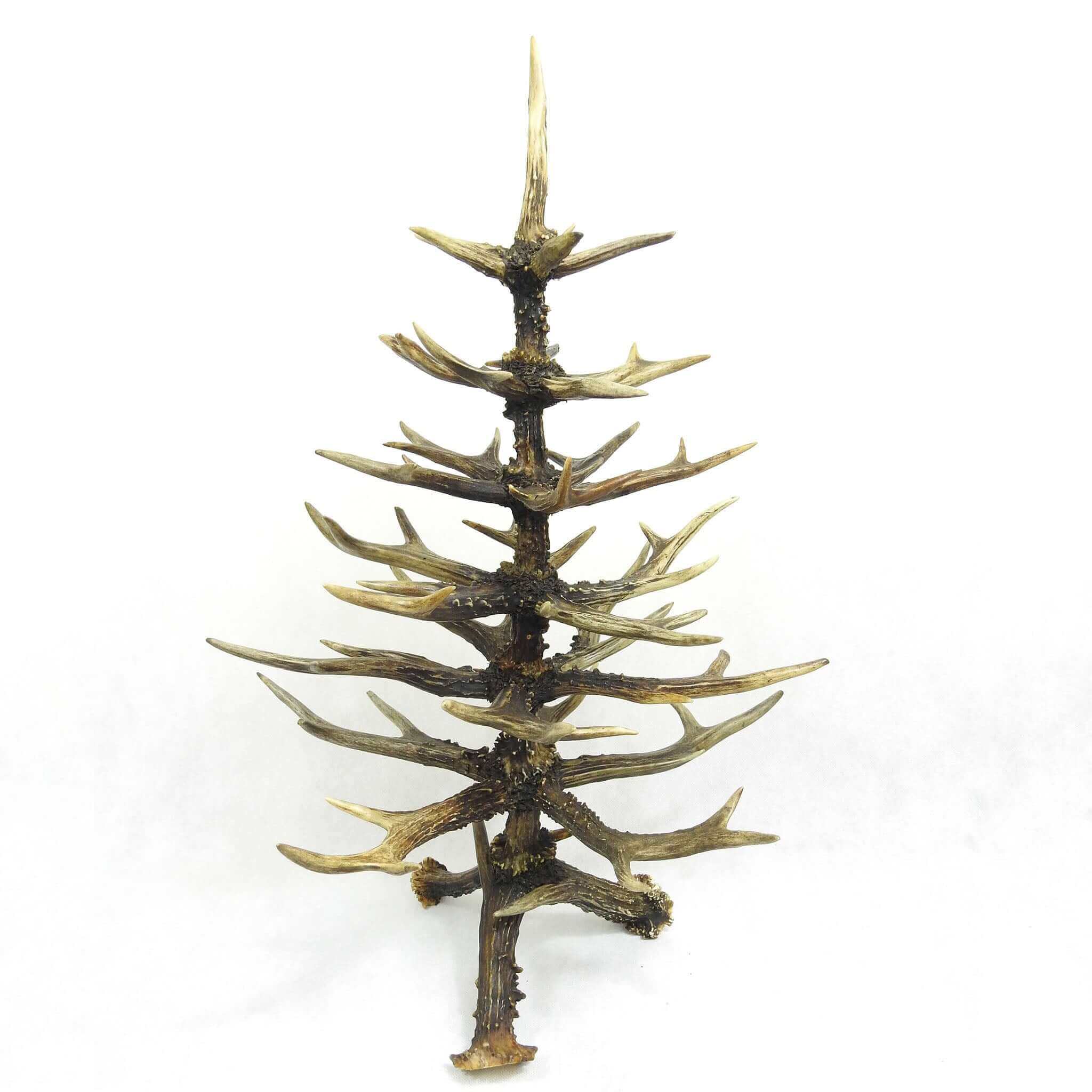 Experience the majestic beauty of nature with this beautifully crafted Roe Deer Antler Christmas Tree.