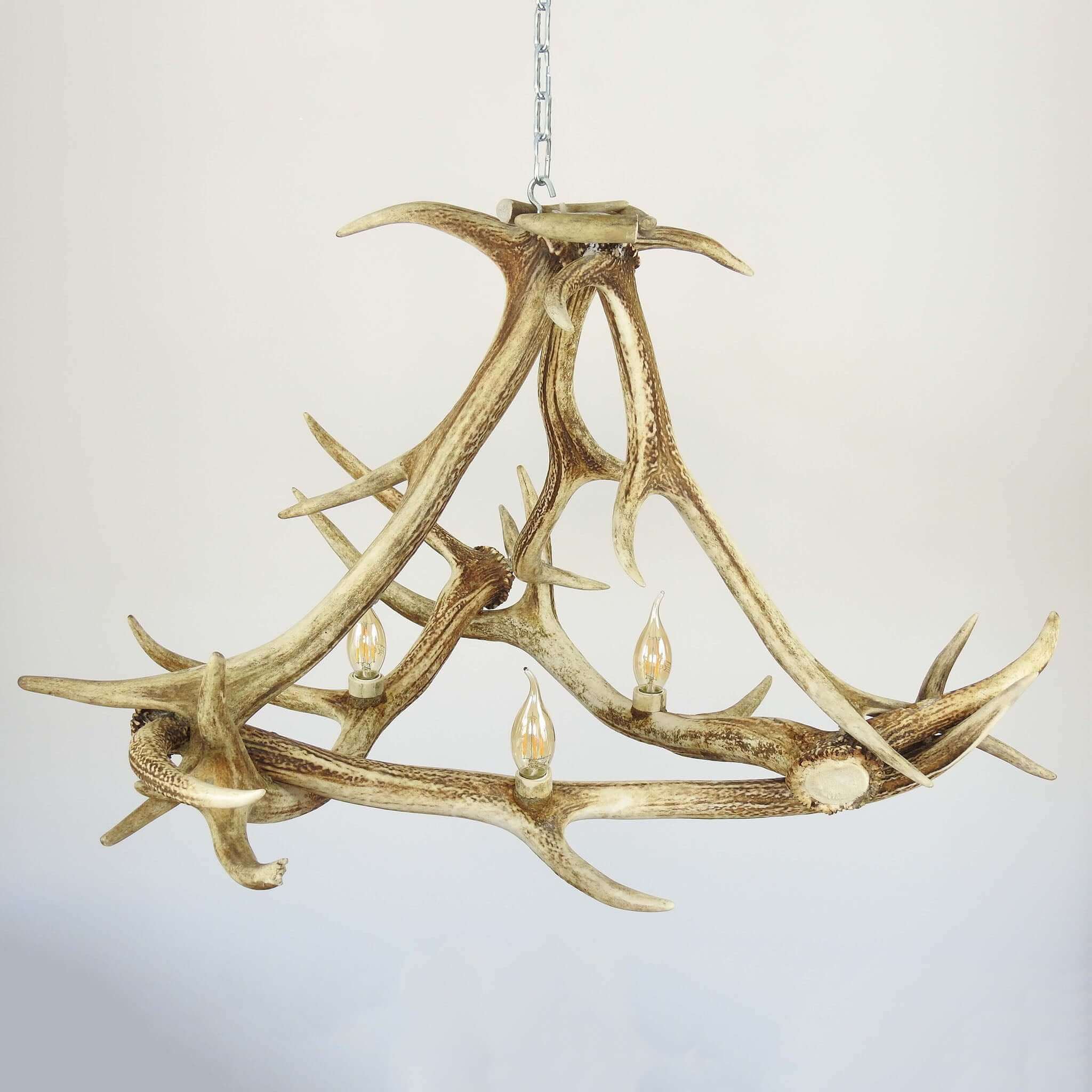 Antler chandelier in modern style.